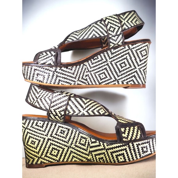 LUCKY BRAND Womens LK-KOKO Gun Metal Bomarzo Platform Sandals Shoes 9 M New - Picture 2 of 16